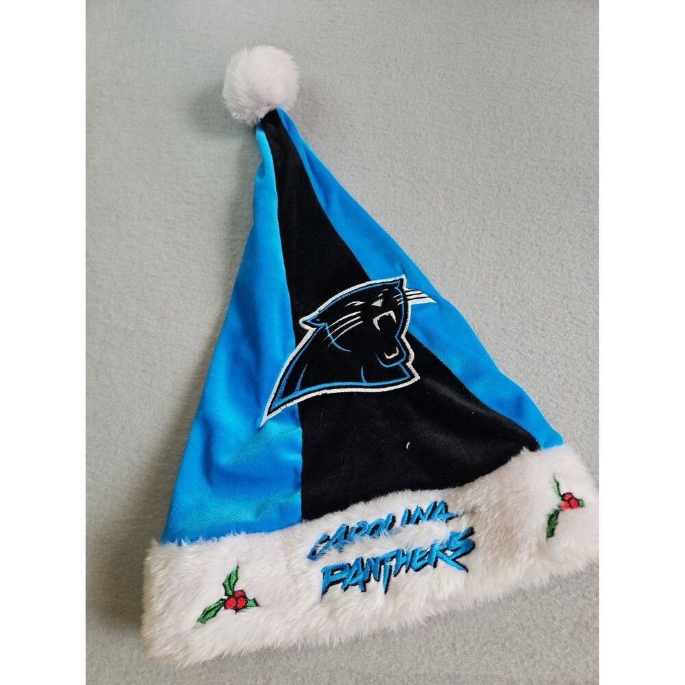 Carolina Panthers NFL Santa Hat Forever Collectibles